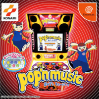 Pop'n Music JP Sega Dreamcast JP box art